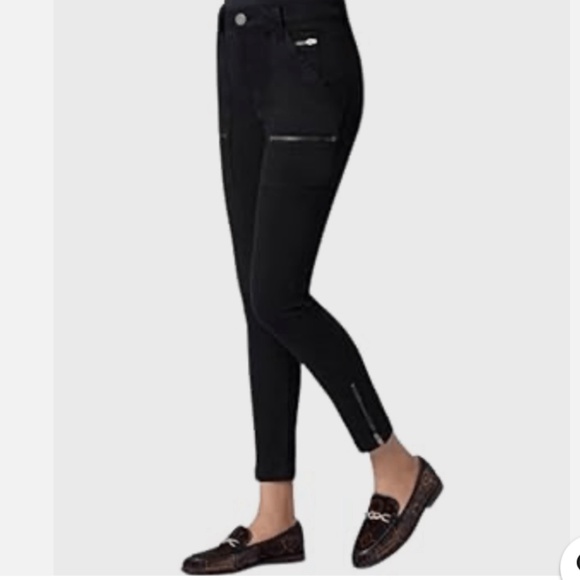 Joie Jeans Womens Black Park Skinny Lyocell Blend Casual Pants- Sz-28 - Picture 1 of 16